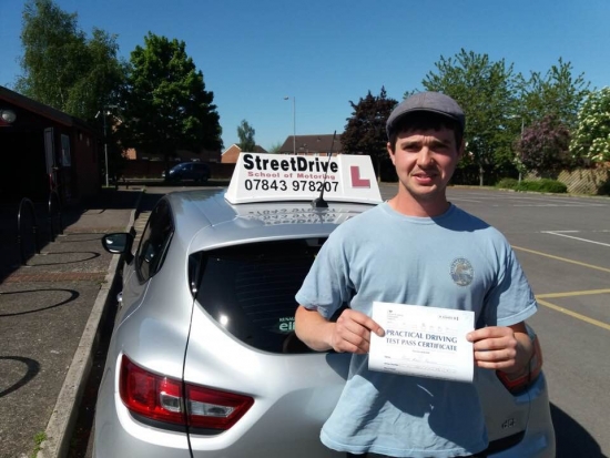 *** ZERO Driving Faults ***<br />
<br />
A massive thank you to Roger Marsh at StreetDrive for getting me through my test! A nice man with a solid teaching method! I would highly recommend to anyone wanting to learn to drive!<br />
<br />
I think a pass on my first attempt with 0 faults says it all! Thanks again! Sonny Siminski - Trowbridge. Passed Monday 14th May 2018.