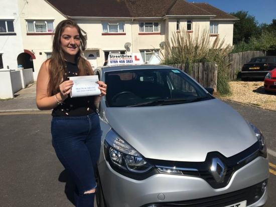 Beep, beep, move over “Grace” is on the road, delighted for 'Grace Chinery' who passed her driving test this morning at Poole DTC, on her “1st Attempt”, just “SIX” driving faults, fantastic news.<br />
<br />
Well done from your instructor 'Shaun” and ALL of us at StreetDrive (School of Motoring), may we wish you many years of safe driving - Passed Saturday 30th July 2018.