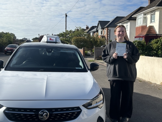 Just passed on my first test all thanks to the lovely “Louise”!!<br />
<br />
Got back into learning after a few years break and was so nervous, “Louise” was so lovely and calm throughout the process and does a great job of teaching you how to be a safe and calm driver ! :).<br />
.