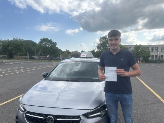 Great driving instructor!! <br />
<br />
I passed first time with him with 5 driving faults. <br />
<br />
Overall great guy and a fantastic teacher !!<br />
<br />
Passed Thursday 8th May 2025.