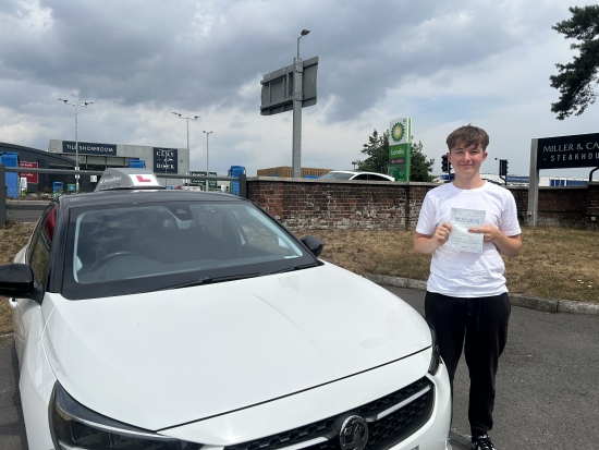 Congratulations, Jack, on passing your driving test this afternoon! 🚗🎉<br />
<br />
All the hard work and practice has paid off. <br />
<br />
Wishing you lots of safe, confident, and happy miles ahead. Well done! 👏