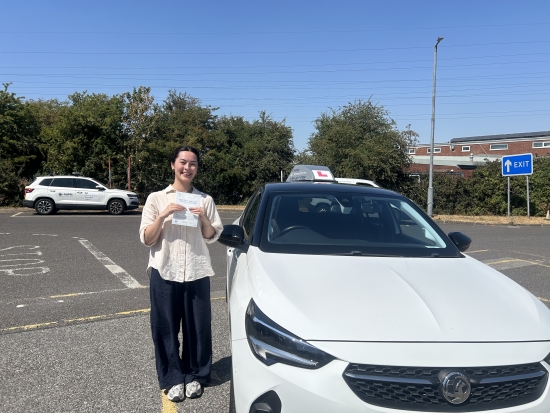 “Louise” is an amazing teacher, always made me feel super safe and comfortable when driving and helped me pass first time! <br />
<br />
Very good at explaining when things go wrong and always accommodating with lesson times, dates etc. <br />
<br />
Highly recommend!