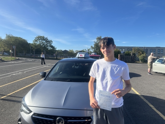 Congratulations to “Harley” on passing his driving test this morning! 🚗🎉 <br />
<br />
A fantastic achievement and very well deserved mate. <br />
<br />
Wishing you many happy, safe and exciting journeys ahead! 👏