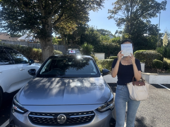 Huge congratulations to “Cathy” for passing her driving test this afternoon 🎉<br />
<br />
All your hard work and practice have paid off, such a fantastic achievement. <br />
<br />
Enjoy the freedom of the road and drive safely 🚘✨