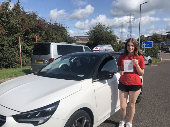 I had “Louise” as my driving instructor and thanks to her I passed “first time”. <br />
<br />
She is a very patient and understanding driving instructor who has lots of patience and was really helpful when I was unsure of certain areas of driving. <br />
<br />
I would highly recommend to anyone.<br />
<br />
Passed Wednesday 30th August 2023.