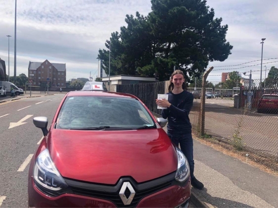 Huge thanks to “Kirsty” for helping me pass my manual driving test first try with 4 minors on the 10th August 2023!!!<br />
<br />
I was taught for 2.5 months and she was very kind and helpful and found a test very quickly. <br />
<br />
Would recommend to anyone learning to drive in Poole or Bournemouth!<br />
<br />
Passed Thursday 10th August 2023. <br />
<br />
.