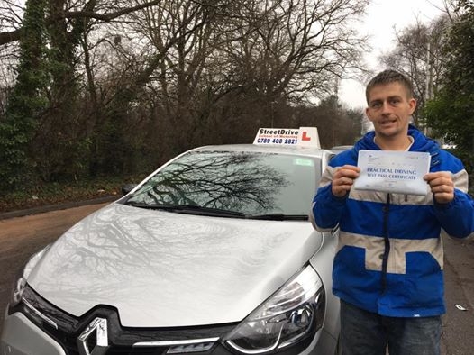 Delighted for Joe Woldon who passed his driving test this morning at Poole DTC just TWO minor faults fantastic news<br />
<br />

<br />
<br />
Well done from your instructor Shaun and ALL of us at StreetDrive School of Motoring may we wish you many years of safe driving - Passed Wednesday 15th February 2017