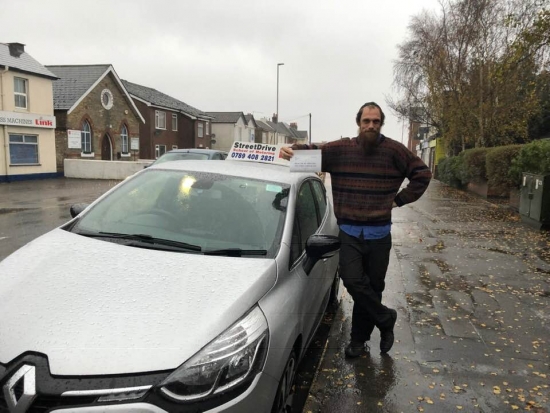 Congratulations to 'John Shelper' who passed his driving test this afternoon at Poole DTC, just “THREE” driving faults, a superb drive considering the wind and heavy rain, we are ALL delighted for you.<br />
<br />
Congratulations from your instructor 'Shaun' and ALL of us at StreetDrive (School of Motoring) - Passed Tuesday 27th November 2018.