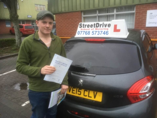 Congratulations to ”Josh Masters' who passed the new “SatNav” driving test today at Chippenham DTC, was his “1st Attempt”, fantastic news.<br />
<br />

<br />
<br />
Well done from your instructor 'Colin' and ALL of us at StreetDrive (School of Motoring), may we wish you many years of safe driving - Passed Monday 15th January 2018.