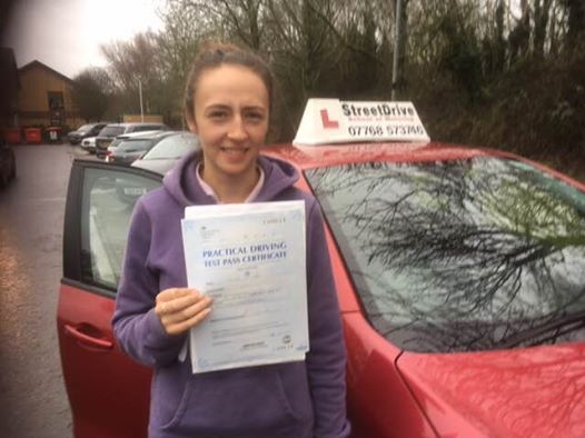 Congratulations to Laura Turner who passed her driving test 1st Time at Chippenham DTC only TWO driving faults fantastic news<br />
<br />

<br />
<br />
Well done from your instructor Colin and ALL of us at StreetDrive School of Motoring may we wish you many years of safe driving - Passed Tuesday 31st January 2017