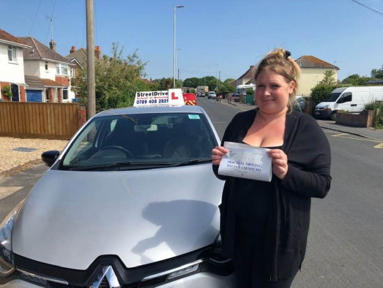 Brilliant driving instructor and very patient thank you so much to Shaun.<br />
Louise Scholes - Passed Friday 24th May 2019.<br />
<br />
Beep, beep, delighted for 'Louise Scholes” who passed her driving test today at 'Poole DTC', “1st attempt” just “TWO” driving faults, fantastic news, very well done.<br />
<br />
Congratulations from your instructor 'Shaun' and ALL of us at StreetDrive (School of Motorin