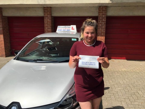 Thanks to StreetDrive I passed '1st time' would highly recommend to anyone who wants to learn to drive, got to choose this company. <br />
<br />
I couldn´t have done it with out my instructor 'Shaun', thanks again - Passed Monday 8th July 2019.