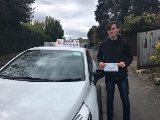 Delighted for Morten Winther who passed his driving test today at Poole DTC just THREE driving faults fantastic news<br />
<br />

<br />
<br />
Well done from your instructor Louise and ALL of us at StreetDrive School of Motoring may we wish you many years of safe driving - Passed Thursday 27th April 2017