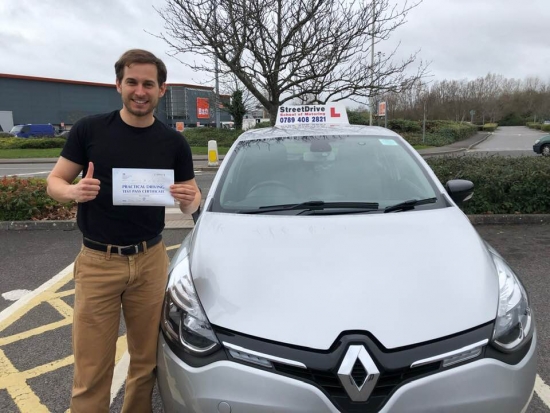 Beep, beep, congratulations to 'Simon Hollosi” who passed his driving test today at 'Poole DTC', was his “1st attempt” so fantastic news, very well done.<br />
<br />
Congratulations from your instructor 'Shaun' and ALL of us at StreetDrive (School of Motoring), may we wish you many years of safe driving - Passed Friday 15th March 2019.