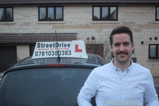 Beep, beep, congratulations to 'Simon Nicholas' who passed his driving test at Chippenham DTC, very well done, good safe drive.<br />
<br />
Congratulations from your instructor 'Philip' and ALL of us at StreetDrive (School of Motoring), may we wish you many years of safe driving - Passed Wednesday 21st November 2018.