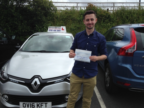Shaun has been a fantastic instructor from start to finish His patience coupled with his knowledge and teaching ability has been instrumental in my passing first time He has provided a fantastic tailored service - Passed Friday 1st July 2016