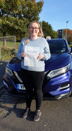 Charlene learned to drive with the help of Steven Swan.