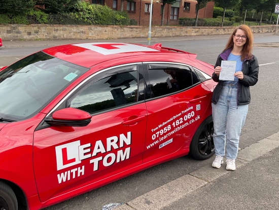 Anastasia learned to drive with Tom 🚗💨