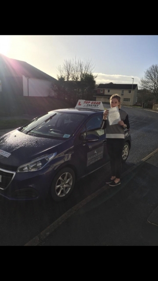 Another one joins the first time club with only 3 minors! Great Drive Maisie. 🎉🎉🎉🎉🎉