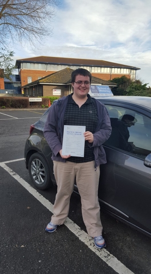Jan 2016<br />
<br />

<br />
<br />
A massive congratulations to Ben Matthews A fantastic pass with just 4 minors Well deserved after all your hard work Glad you can say goodbye to those pesky trains and buses now Looking forward to our motorway lesson Stay safe All the best Wendy
