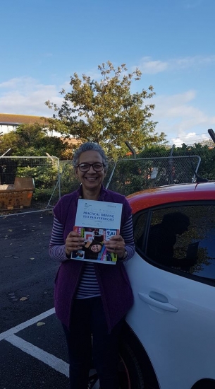 A massive congratulations to Donna who passed her test 1st time today with just 3 driver faults. Thanks also to her friend Mary for all the private practice. Gonna miss you, see you on the road in that bus of yours. Stay safe. Best wishes Wendy xx