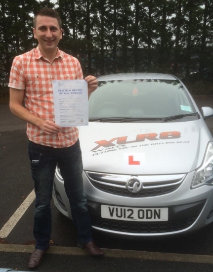 41115 - I passed my test today with only 1 minor thank you Peter for believing in me what an awesome instructor I canacute;t praise XLR8 enough<br />
<br />

<br />
<br />
Congratulations to Anthony Thompson who passed his driving test in Merthyr Tydfil with our Peter 1st time with only 1 little minor fault lovely result