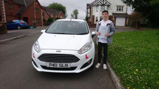 16617- Congratulations to Callum Owen on passing his test first time today in Merthyr Tydfil with only 4 faults awesome result now you can enjoy driving your new car