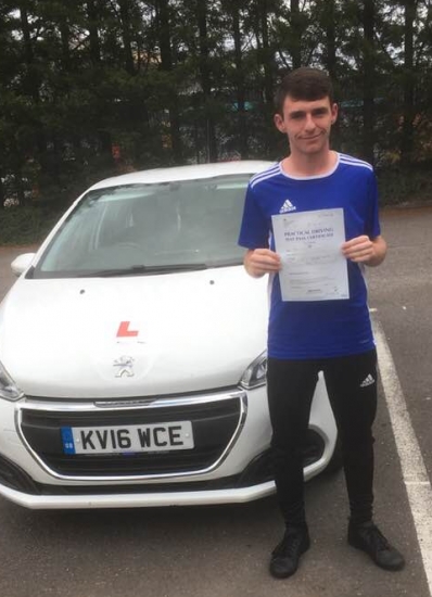 12.9.2019 - Congratulations to Caz Williams passing his driving test 1st time today with ZERO faults with our Peter!!! Well done Caz - really proud!!