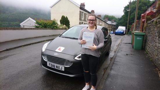 20.6.18 - Congratulations to Cerys Jones on passing her test first time this morning with only 2 faults lovely result enjoy your freedom