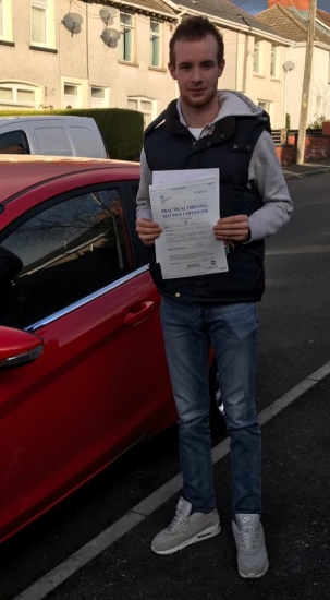 14/1/19 - 'Can’t thank Ali enough for achieving my pass today with only 3 minors, I would highly recommend anyone wishing to learn either manual or automatic license, to obtain it through XLR8 Wales Driving School'<br />
<br />
Congratulations to Don who passed his driving test 1st time after completing a semi intensive course. Stay safe on the roads 🚦🚙