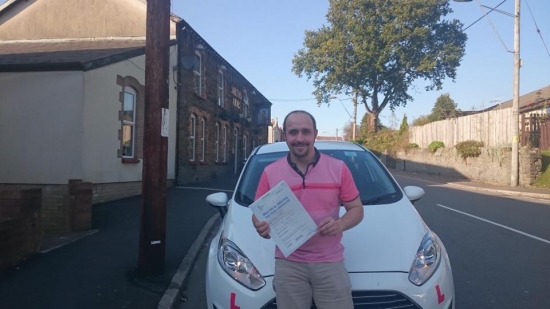 21015 - Congratulations to Edward Bradford on passing his test today in Merthyr Tydfil I knew you could do it ad looking forward to seeing you out and about :-