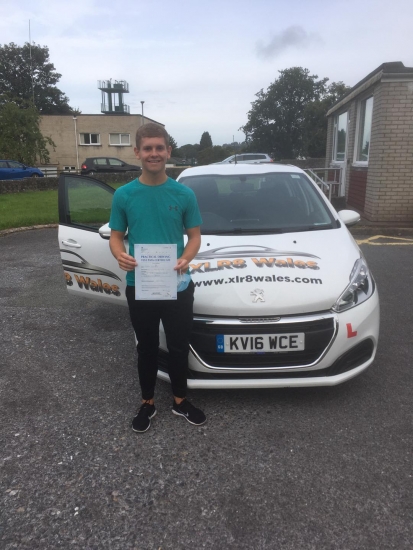 Well done to Ethan Scriven on passing his driving test 1st time in Brecon with zero driving faults!! What an incredible result!!!!