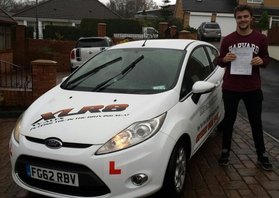 211114 - I am so thankful for what XLR8 have helped me achieve a first time pass with 3 minors and in only 17 days Ali was absolutely amazing from day 1 and is a great instructor I would definately advise any learner to go with XLR8 thank you guys<br />
<br />

<br />
<br />
What a result from our James who passed his test today 1st time after taking up a 3 week semi intensive driving course What a stunning res