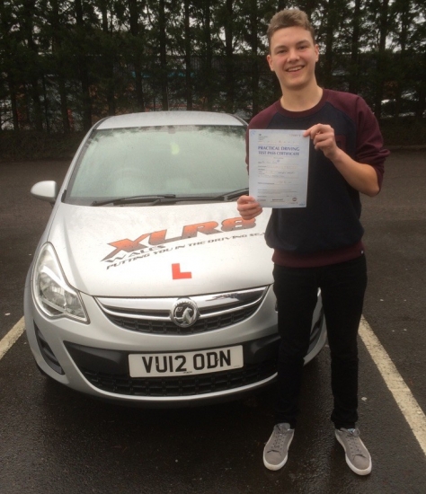 2222016 - Congratulations goes out to Jason Beyes who passed his driving test in Merthyr 1st time with only 3 minors stunning