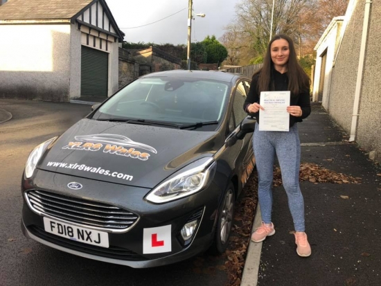 27.11.19 - Congratulations to Jess Brooks on passing her test today in Merthyr Tydfil first time with only 2 faults awesome result 😊