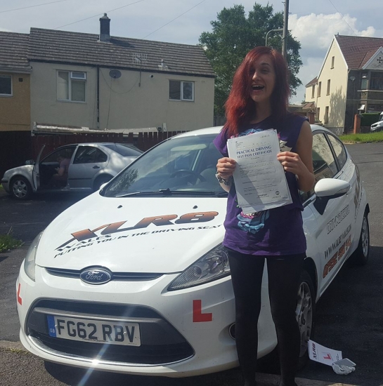 19617 - NEVER in a million years did I think Iacute;d pass first time Thank you Ali for having faith in me even when I didnacute;t Iacute;ll be recommending xlr8<br />
<br />

<br />
<br />
One little happy bunny :- Congratulations to Lauran on passing her driving test 1st time after taking a semi intensive driving course after lots of snot tears and sheer grit you did it woohoooo