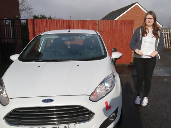 25118 - Congratulations to Lucy Dyer on passing her driving test this morning with only 3 minor faults Lovely result