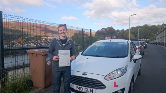 131015 - Congratulations to Nathan Walters on passing his test this morning in Merthyr Tydfil with only 5 faults nice result and we look forward to seeing you out in your Matiz :-