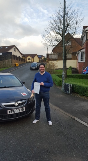 71215 - A massive well done to Nicolas Mathieson on passing his automatic driving test today with just 4 tiny minors after a 2 week semi intensive course Brilliant result topman 😆