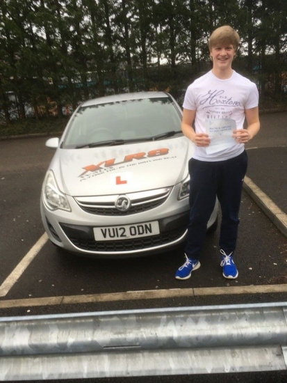 22217 - Well Done to Ryan Jones who passed his test in Merthyr Tydfil with our Peter with only 1 minor fault :-
