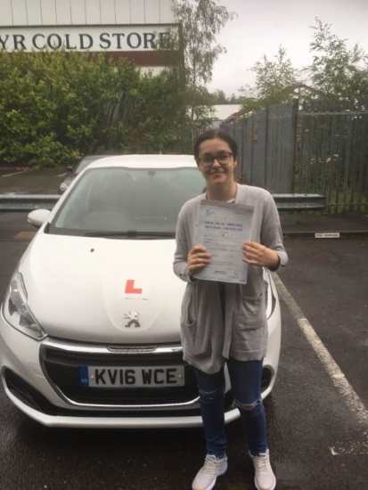 30.08/2019 - Congratulations to Tegan on passing your driving test in Merthyr with our Peter ... All your hard work paid off 😁😁😁
