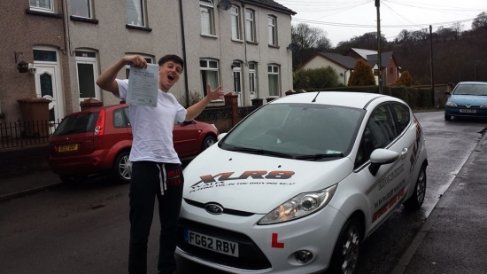 13315 - Would like to say a big thankyou to Ali Brooks for getting me through my driving test with 3 minors in only 7 and half hours I would recommend her to anyone<br />
<br />

<br />
<br />
Danny Averiss passes his driving test today in Abergavenny 1st time on Friday 13th of all days in only just over 7 hours of professional driving lessons with only 3 minors What a mega result